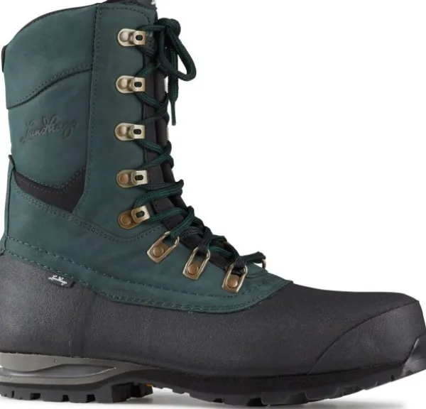 Lundhags Metsästyskengät^Jaure II Light High korkeavartiset vaelluskengät, murrettu vihreä/ musta