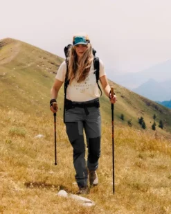 Lundhags Makke Lt Pant naisten housut, Granite/Charcoal| Retkeilyhousut