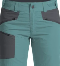 Lundhags Makke Lt Shorts naisten retkeilyshortsit, Jade/Dark Agave| Retkeilyhousut