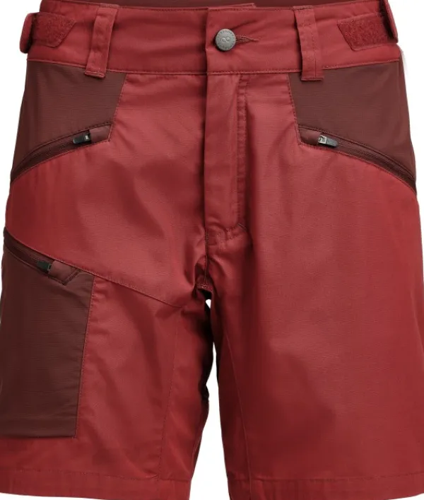 Lundhags Makke Lt Ws Shorts Rosewood/Burgundy| Shortsit