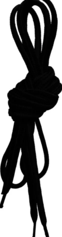 Lundhags Kengänhoito^Round Shoe Laces kengännauhat, unisex, musta, 150 cm