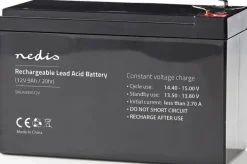 Nedis Lyijyhappoakku 12V 7,2Ah| Riistakamerat
