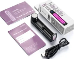 M Tiger Sports USB-laturi 18650/18350 akuille| Paristot, Laturit Ja Vara-akut