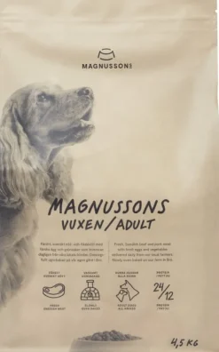 Magnusson Petfood Magnusson Täysikasvuisille Koirille 4,5 kg| Koiran Kuivaruoka