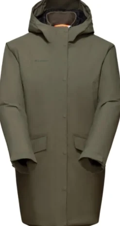 Mammut Talvitakit^Chamuera HS Thermo hooded Parka -naisten takki, Iguana