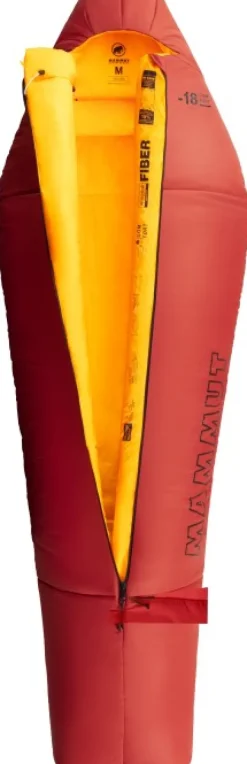 Mammut Comfort synteettinen naisten makuupussi -18 °C, punainen| Makuupussit/Syys- Ja Talvimakuupussit