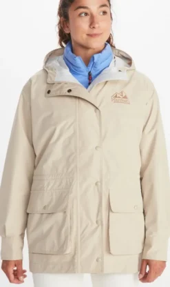 Marmot 78 All-Weather Parka naisten parkatakki, vaaleabeige| Sadevaatteet