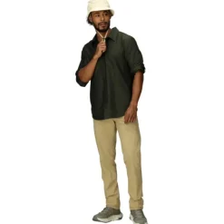 Marmot Flanelli- Ja Kauluspaidat^Men's AirExchange LS Rosin Green