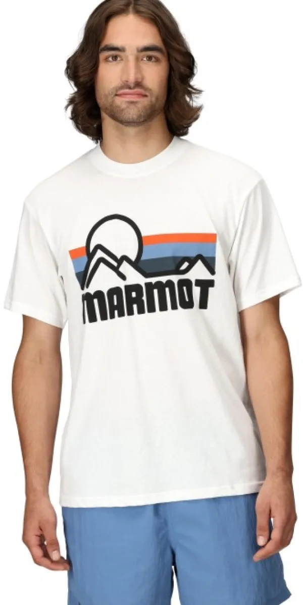 Marmot T-paidat Ja Pikeepaidat^Men's Coastal Tee SS White