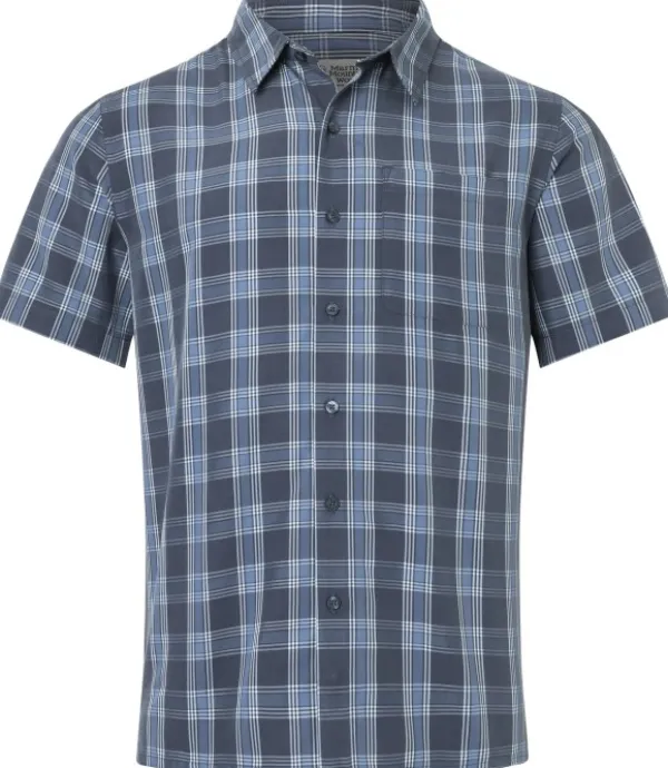 Marmot Men's Eldridge Novelty Classic SS Thunderhead Oliver Plaid| Flanelli- Ja Kauluspaidat