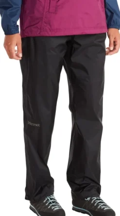 Marmot PreCip Eco Full Zip Pant naisten housut, Black| Sadevaatteet