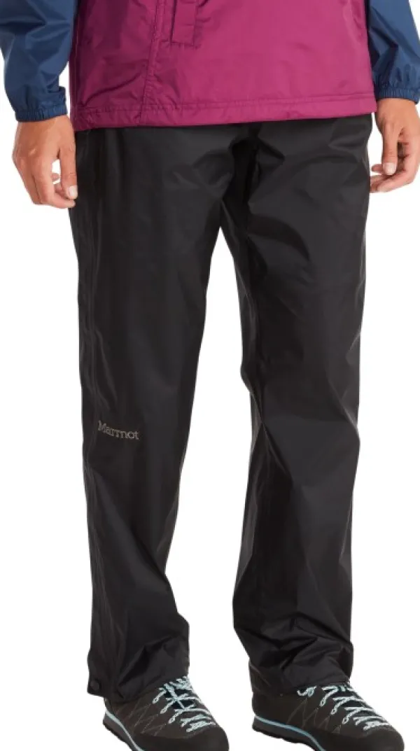 Marmot PreCip Eco Full Zip Pant naisten housut, Black| Sadevaatteet