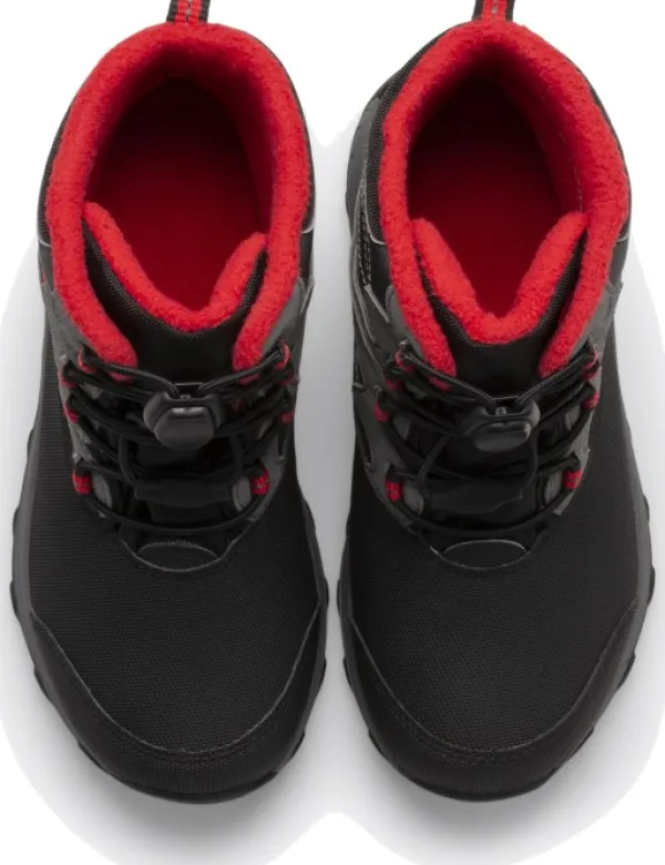 Merrell Kids Outback Snow Boot lasten talvikenkä, musta/harmaa/punainen| Lasten Kengät