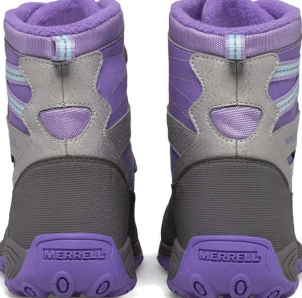 Merrell Kids Outback Snow Boot lasten talvikenkä, violetti/hopea| Lasten Kengät