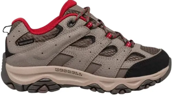 Merrell Moab 3 Low Waterproof Junior/Dam Boulder/Red| Lasten Kengät