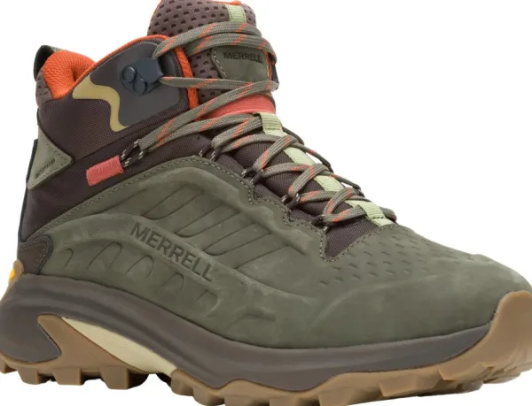 Merrell Moab Speed 2 Ltr Mid WP kengät, Olive| Ulkoilukengät