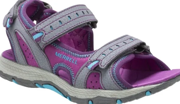 Merrell Lasten Kengät^Panther Sandal 2.0 lasten urheilusandaalit, harmaa/punavioletti