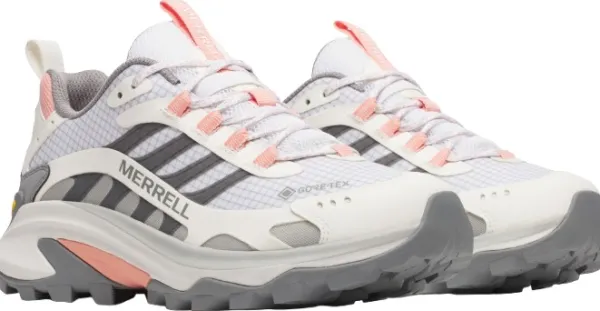 Merrell W's Moab Speed 2 GTX White/Soft Coral| Ulkoilukengät
