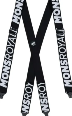 Mons Royale Afterbang Suspenders henkselit, unisex, musta/valkoinen| Metsästysasusteet/Vyöt Ja Henkselit