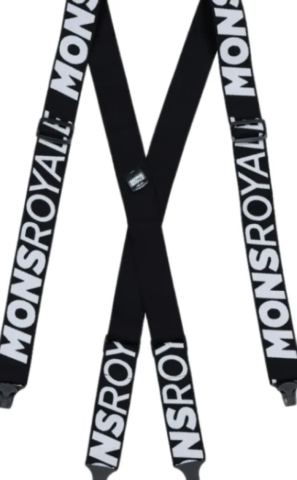 Mons Royale Afterbang Suspenders henkselit, unisex, musta/valkoinen| Metsästysasusteet/Vyöt Ja Henkselit
