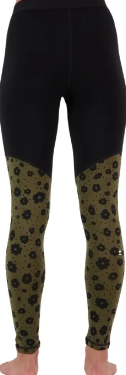 Mons Royale Cascade Merino Flex 200 Legging naisten kerrastohousut, Aoraki Lily| Kerrastohousut