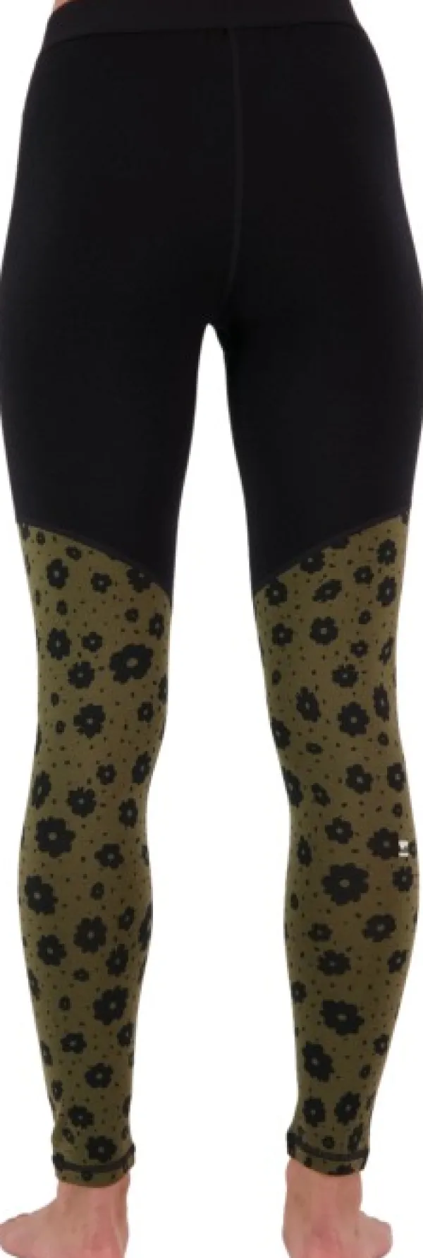 Mons Royale Cascade Merino Flex 200 Legging naisten kerrastohousut, Aoraki Lily| Kerrastohousut