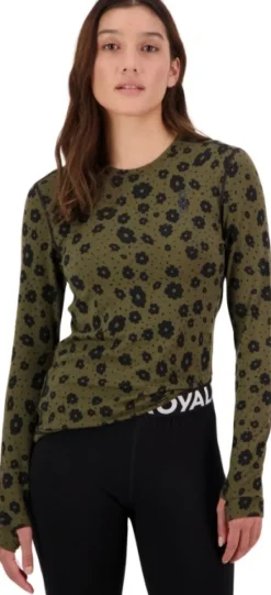 Mons Royale Cascade Merino Flex 200 naisten kerrastopaita, Aoraki Lily| Kerrastopaidat