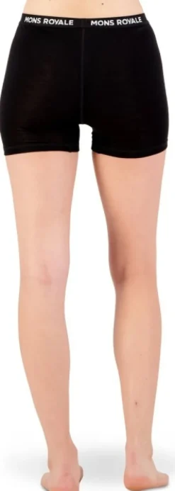 Mons Royale Hannah Hot Pant naisten alushousut, musta| Alusvaatteet