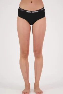 Mons Royale Sylvia Boyleg naisten alushousut, musta| Alusvaatteet