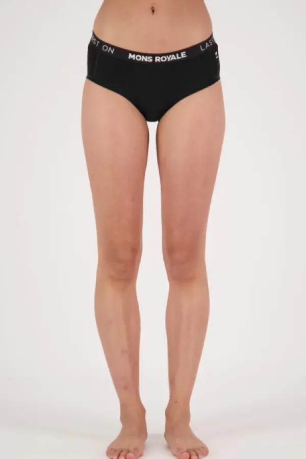 Mons Royale Sylvia Boyleg naisten alushousut, musta| Alusvaatteet