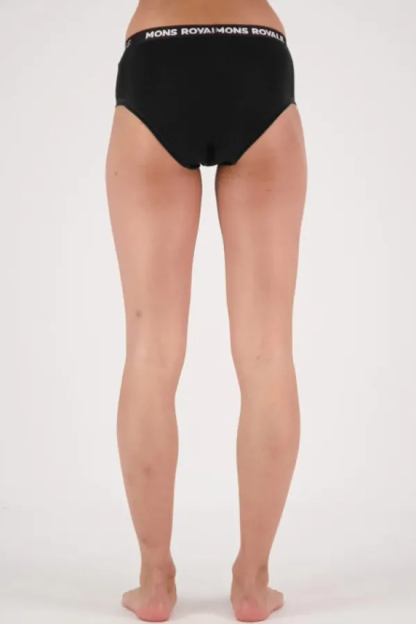 Mons Royale Sylvia Boyleg naisten alushousut, musta| Alusvaatteet