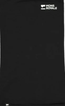 Mons Royale Unisex Double Up Neckwarmer merinotuubihuivi, musta| Päähineet, huivit ja kaulurit/Kaulurit Ja Tuubihuivit