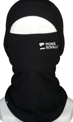 Mons Royale Unisex Olympus Balaclava, musta| Päähineet, huivit ja kaulurit/Balaclavat Ja Kasvomaskit