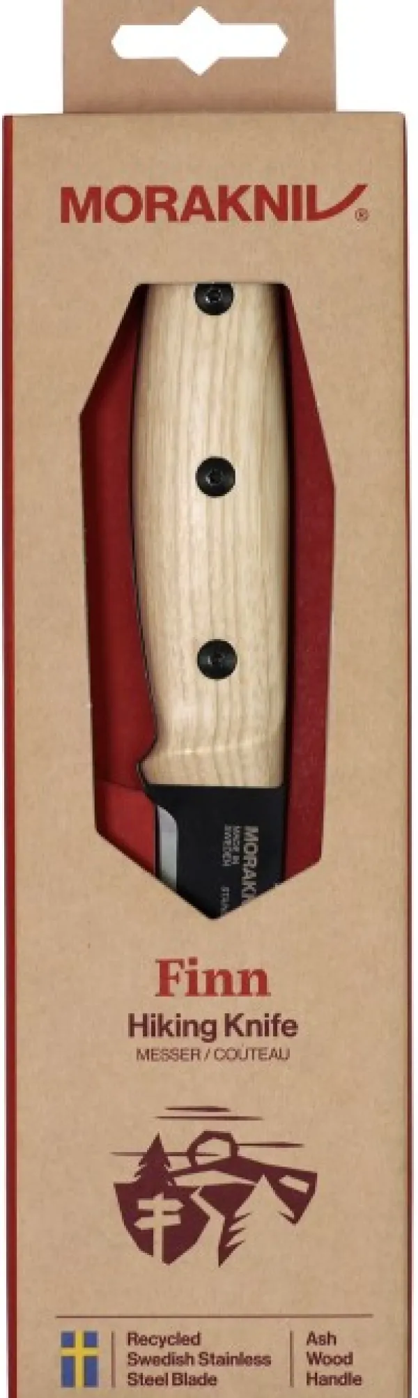 Morakniv Puukot^Finn Blackblade puukko, S, Ash Wood