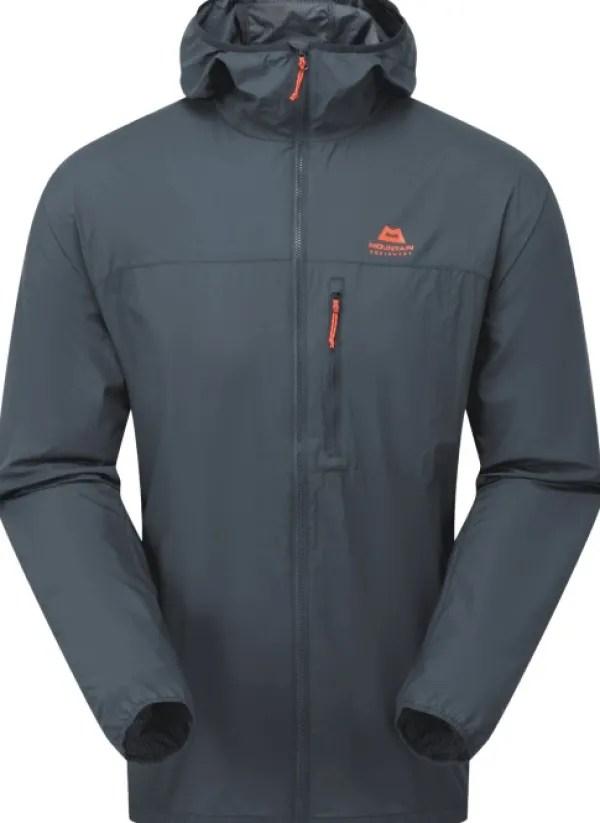 Mountain Equipment Aerofoil Hooded Men's Jacket Blue Nights| Softshelltakit Ja Tuulenpitävät Takit