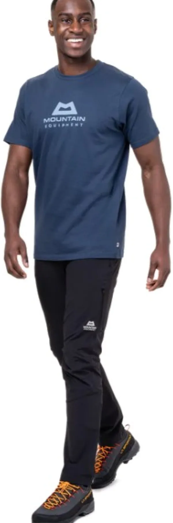 Mountain Equipment T-paidat Ja Pikeepaidat^Emblem Men's Tee Denim Blue