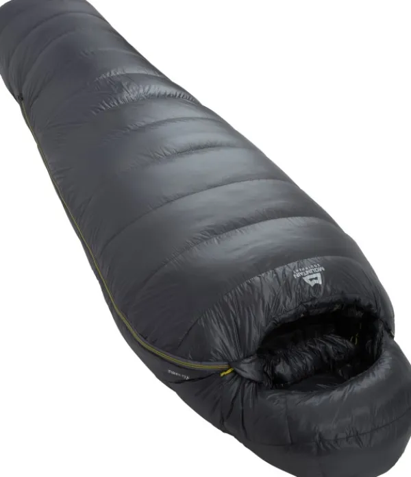 Mountain Equipment Makuupussit/Kolmen Vuodenajan Makuupussit^Firelite Left Zip Long untuvamakuupussi, sinimusta