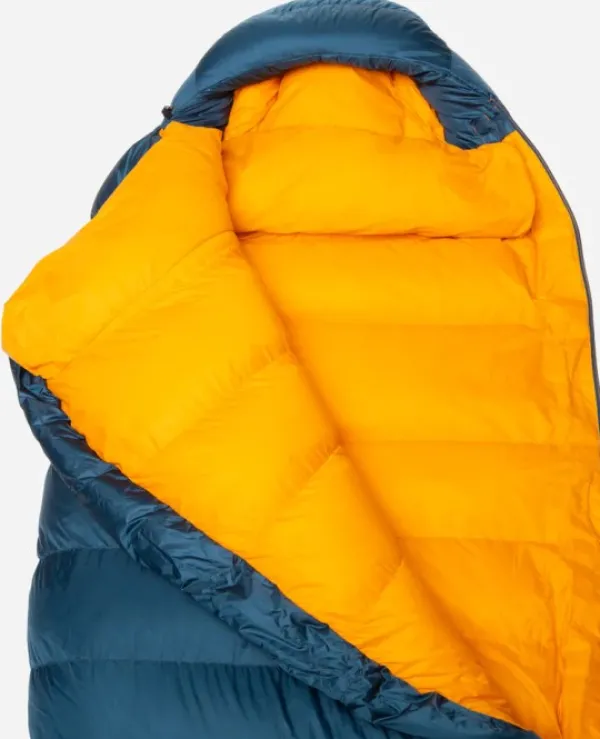 Mountain Equipment Makuupussit/Syys- Ja Talvimakuupussit^Helium 800 -16°C Left Zip Regular Unisex untuvamakuupussi, sininen
