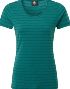 Mountain Equipment T-paidat Ja Pikeepaidat^Stripe Tee naisten t-paita, sininen