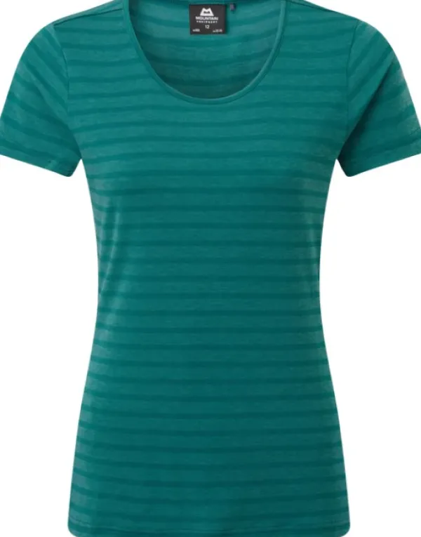 Mountain Equipment T-paidat Ja Pikeepaidat^Stripe Tee naisten t-paita, sininen