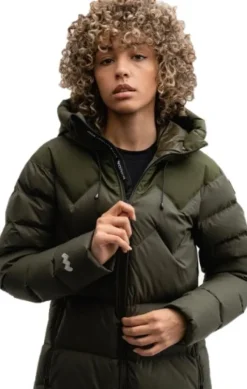 Mountain Works Talvitakit^Cocoon Down Coat naisten untuvatakki, Military