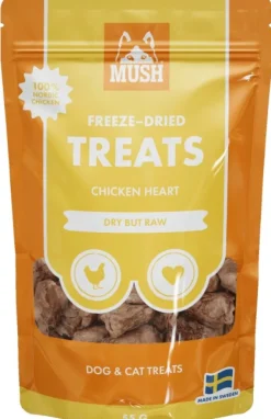 MUSH VAINU Makupalat^MUSH Treats Frystorkat Kycklinghjärta 50 g