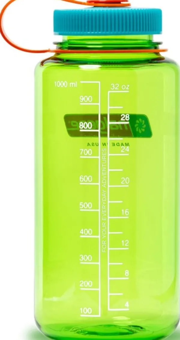 Nalgene Bottle 1 L Wide Mouth Sustain Pear| Juomapullot