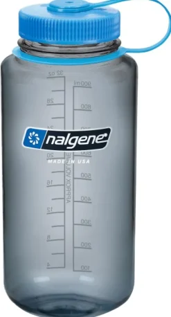 Nalgene Bottle 1 L Wide Mouth Sustain Grey| Juomapullot