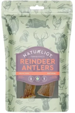 Naturligt Hundtugg Naturligt Farm & Forest Reindeer Antler puruluut, 3 kpl| Puruluut