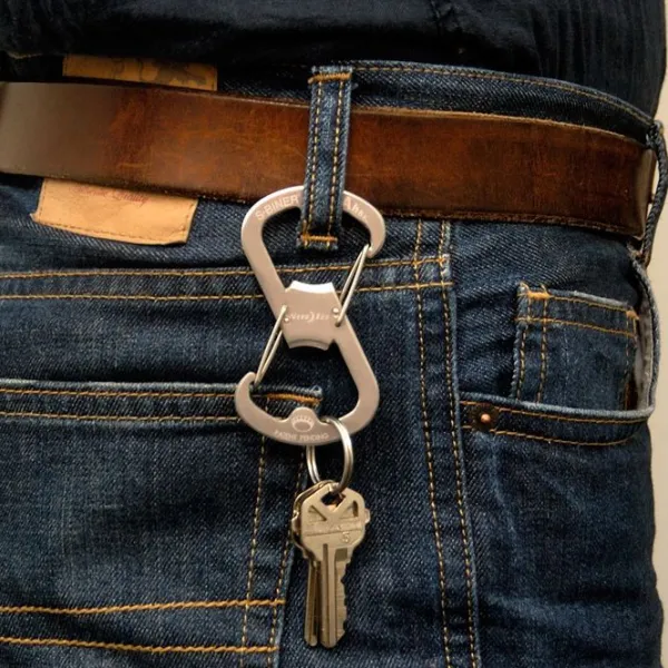 Nite Ize Astiat Ja Ruokailuvälineet^S-Biner Ahhh Stainless karabiinihaka pullonavaajalla