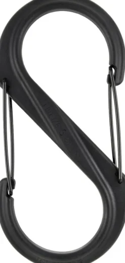 Nite Ize S-Biner Plastic #10 -karbiinihaka, musta| Reppujen Ja Laukkujen Tarvikkeet