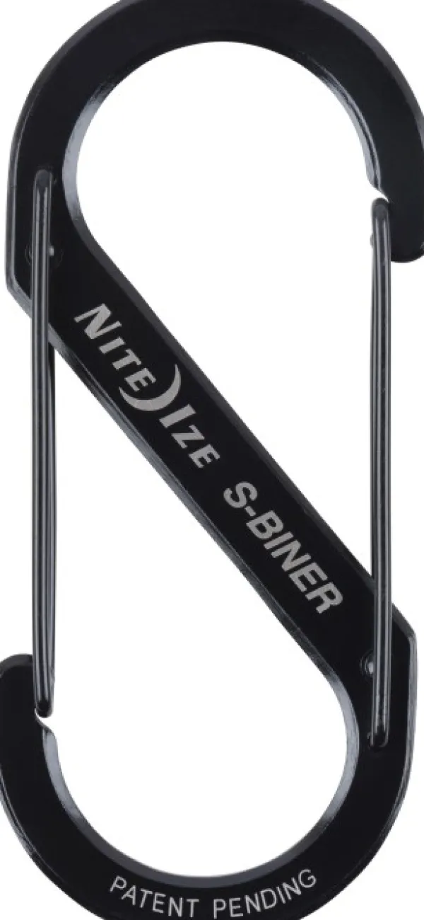 Nite Ize S-Biner Size #5 Black| Reppujen Ja Laukkujen Tarvikkeet
