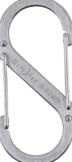 Nite Ize S-Biner Size #4 Stainless| Reppujen Ja Laukkujen Tarvikkeet