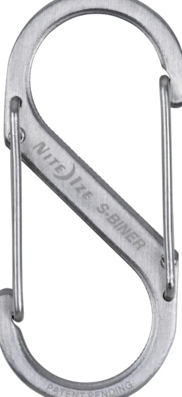 Nite Ize S-Biner Size #2 Stainless| Reppujen Ja Laukkujen Tarvikkeet